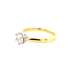 New 18ct 0.75ct Diamond Solitaire Ring TA9